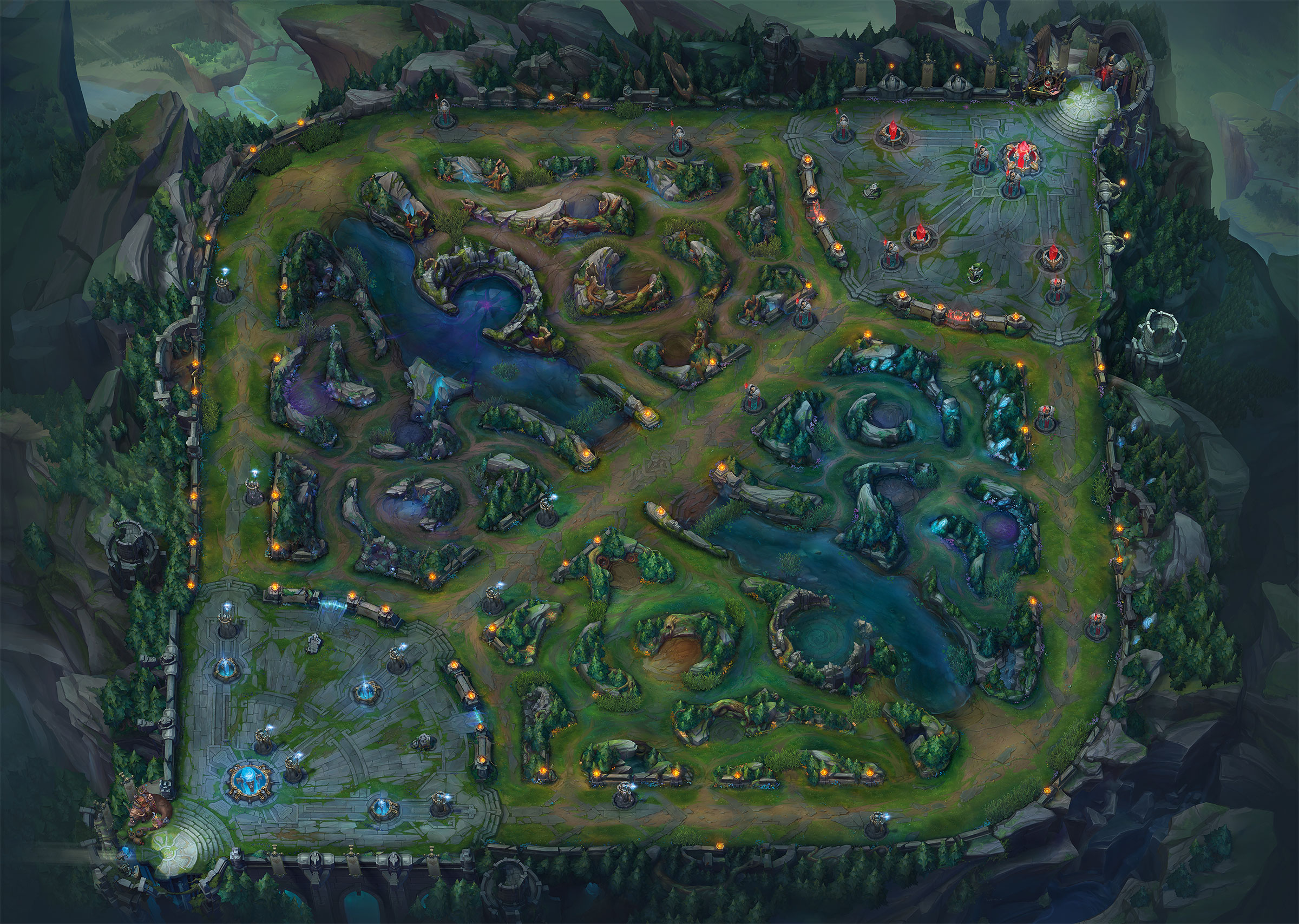 Summoner's Rift map